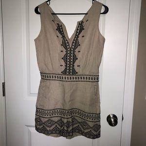 Ann Taylor Loft Linen Romper